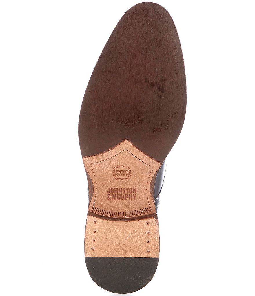 Johnston & Murphy Men's Sayer Cap Toe Double Buckle Monk Strap Dress Shoes