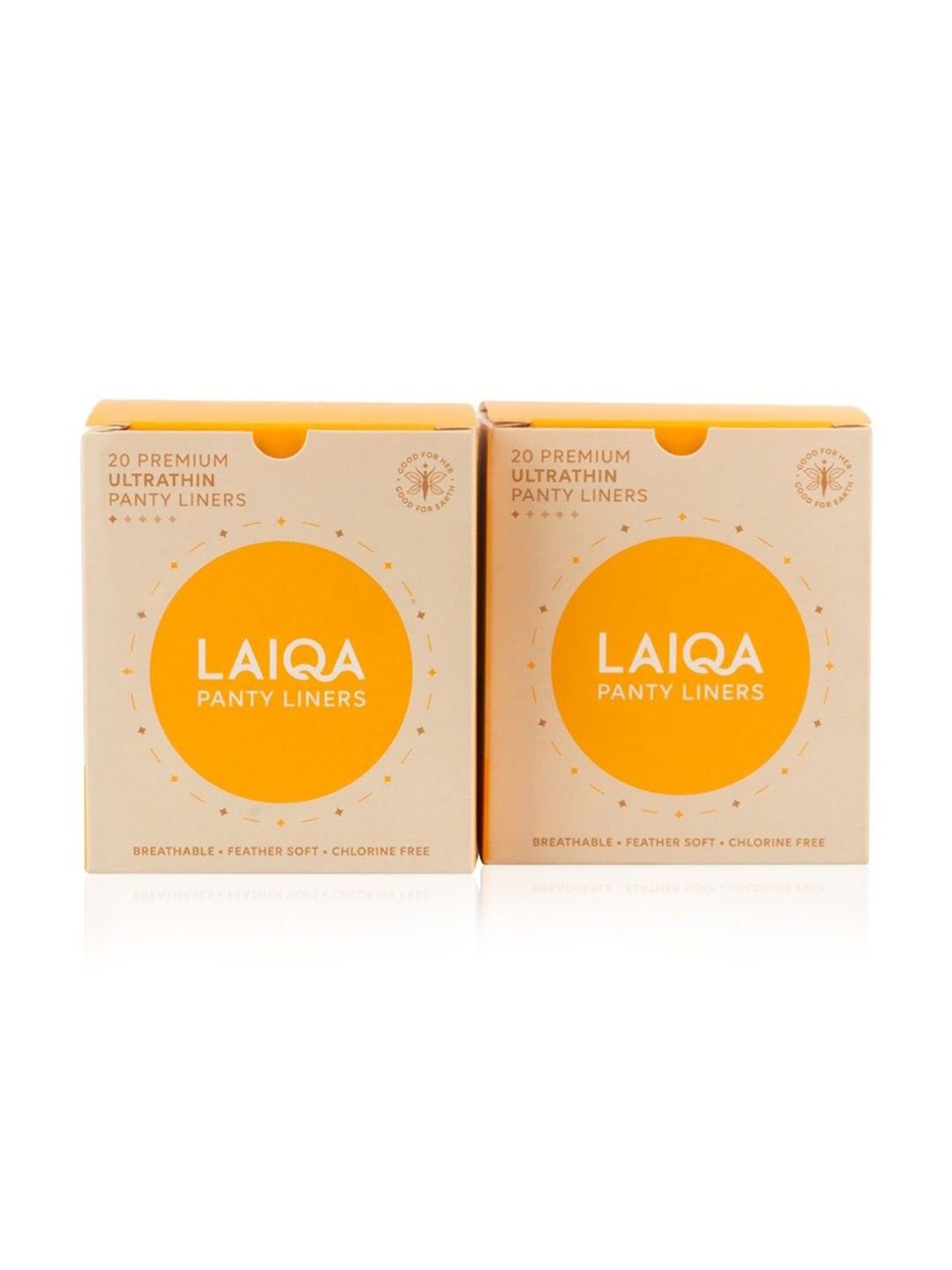 LAIQA Panty Liners (Pack of 3) XS - 60 Panty Liners