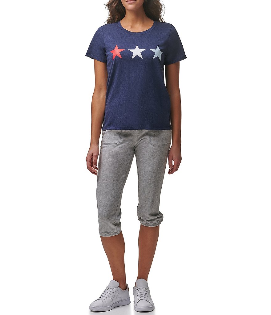 Marc New York Short Sleeve Americana Star Graphic Tee