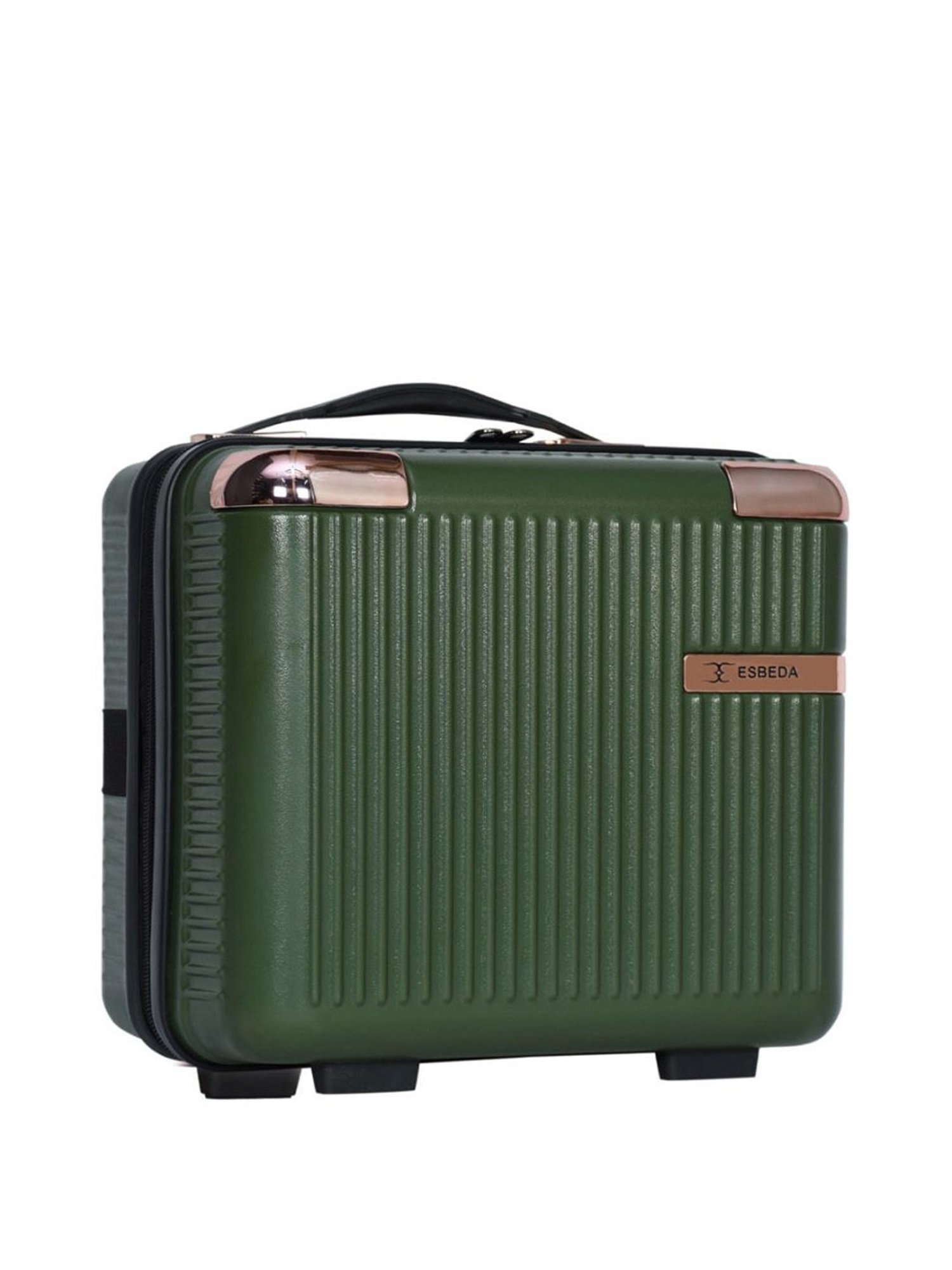 Esbeda Olive ABS Textured Vanity Bag