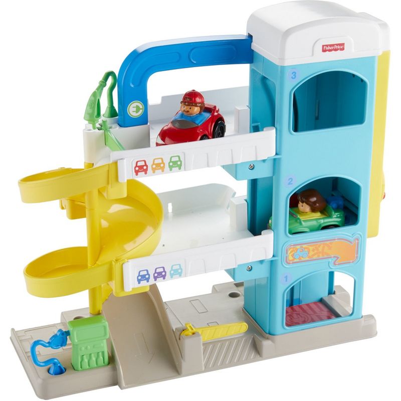 Fisher-Price Little People Helpful Neighbors Wheelie Garage