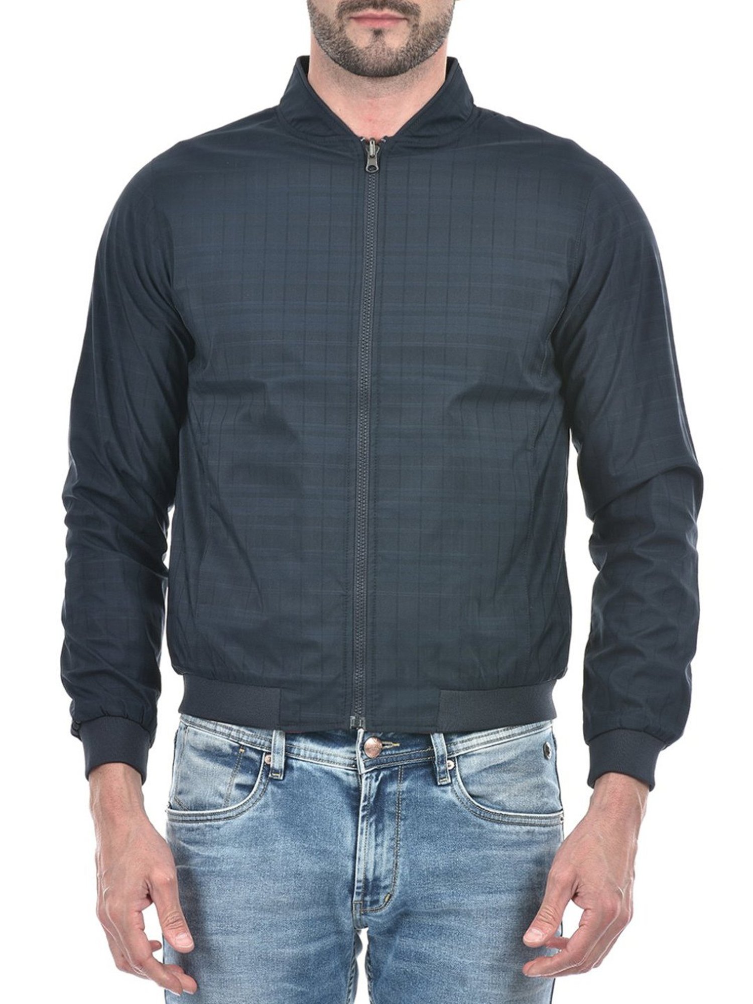 Lawman Multicolored Cotton Regular Fit Checks Reversible Jackets