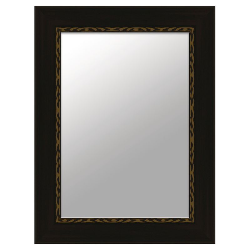 10" x 13" Rectangle Black Decorative Mirror - PTM Images