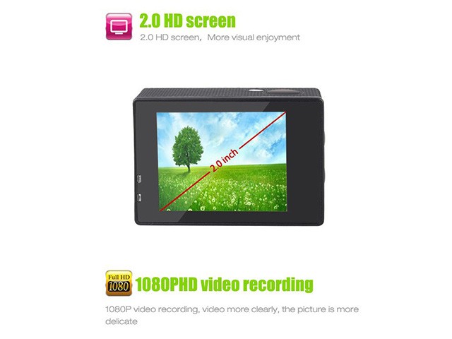 WIFI Action Camera Diving 50M Waterproof 1080P Full HD Go Underwater Helmet Sport Camera DV 12MP Photo Pixel Camera