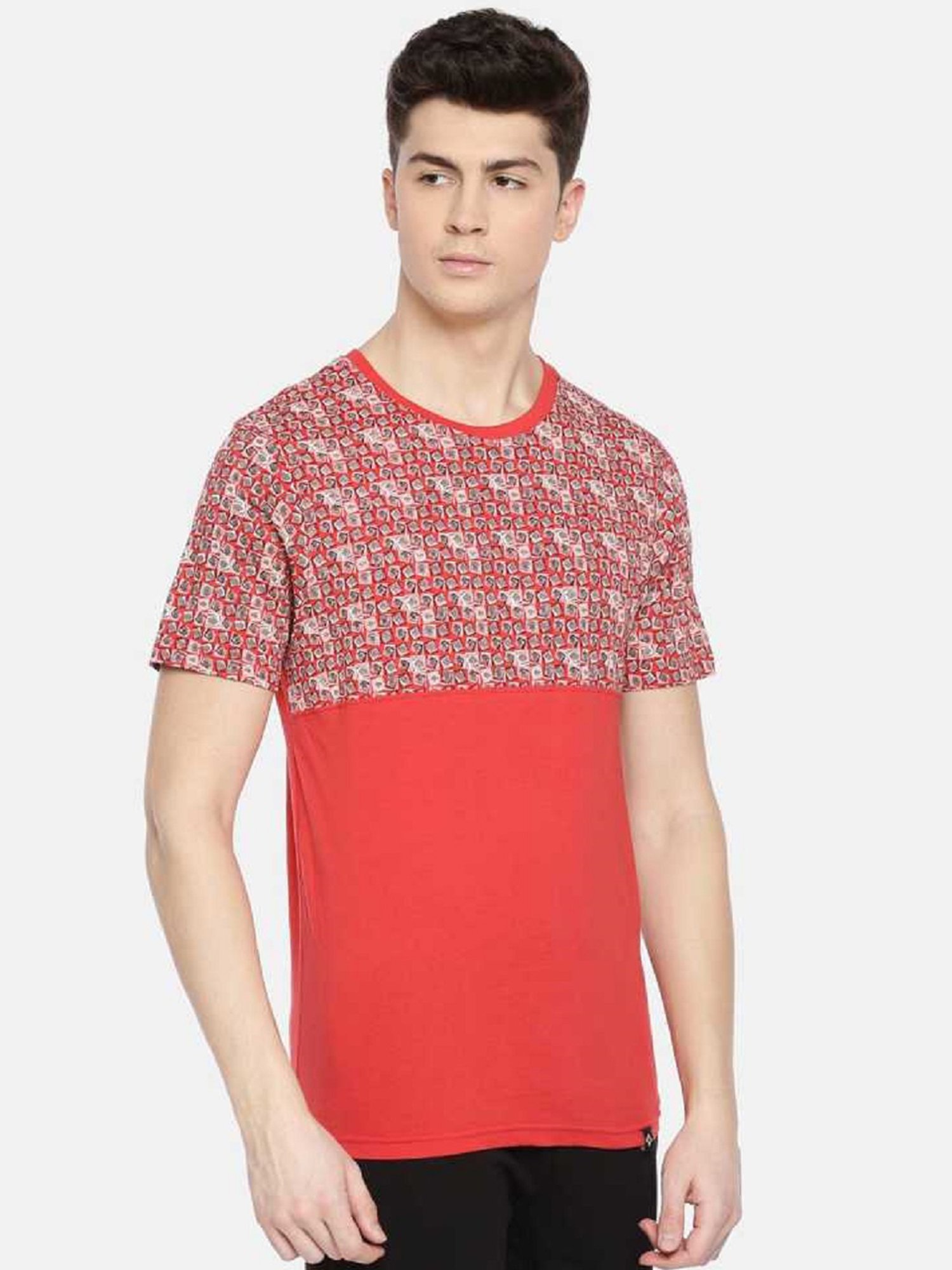 Dollar Red Regular Fit Printed T-Shirt