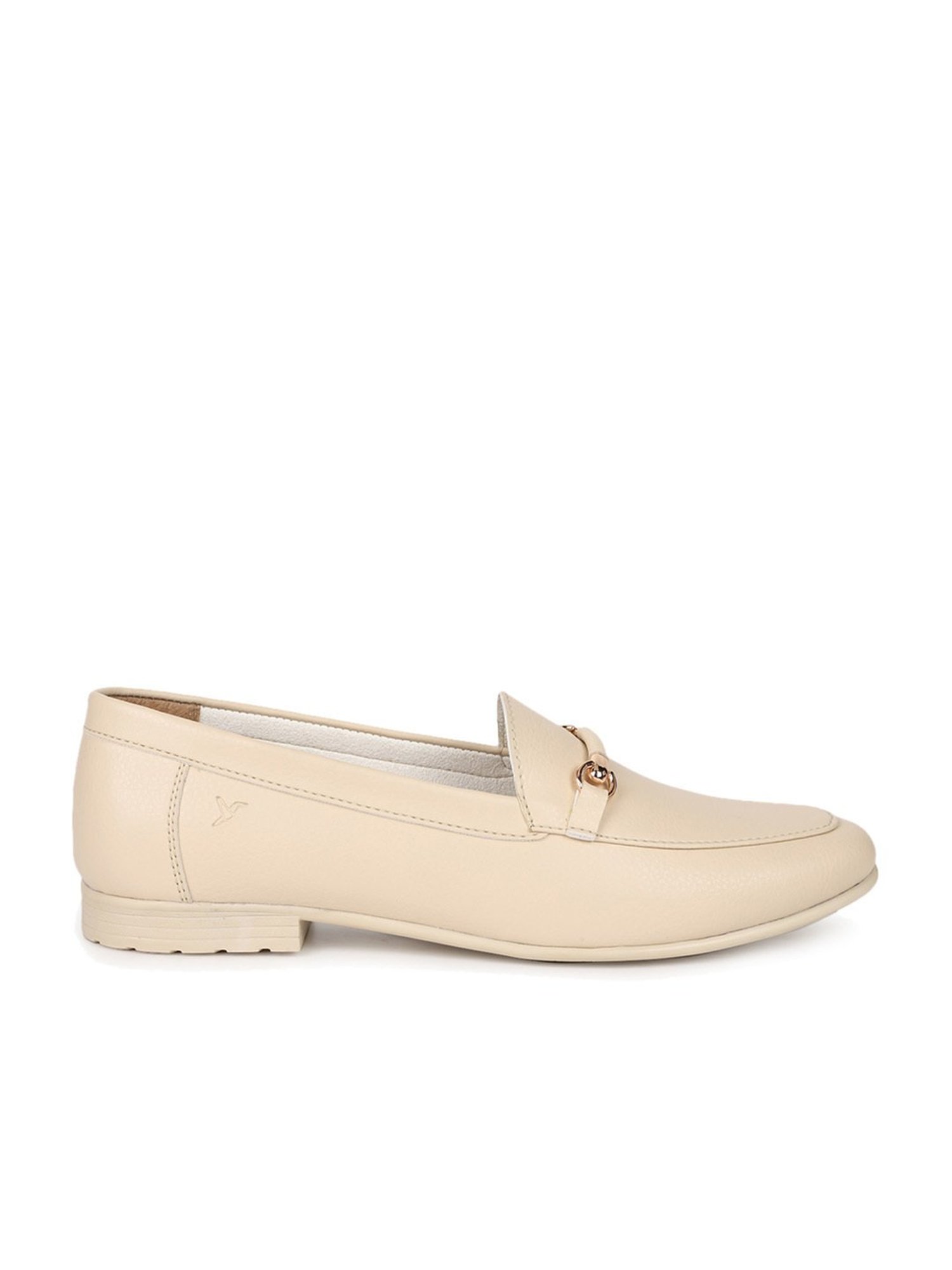 Yoho Women's Beige Casual Loafers