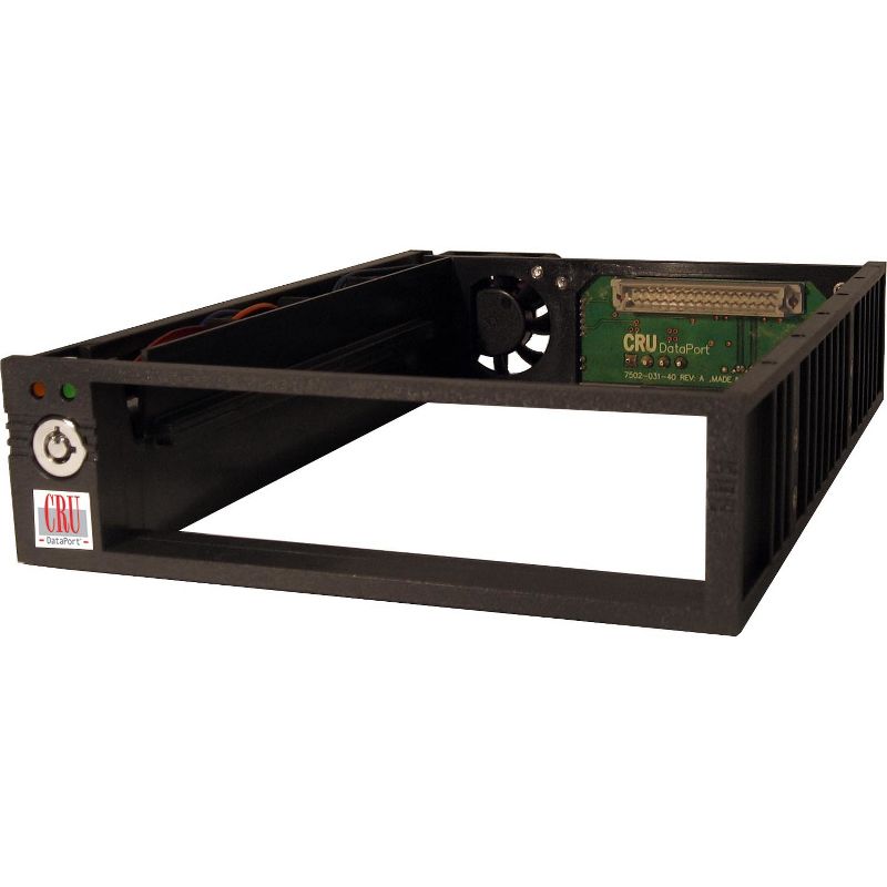 CRU DataPort 30 Removable Drive Enclosure - 1 x 3.5" - 1/3H Internal - Black