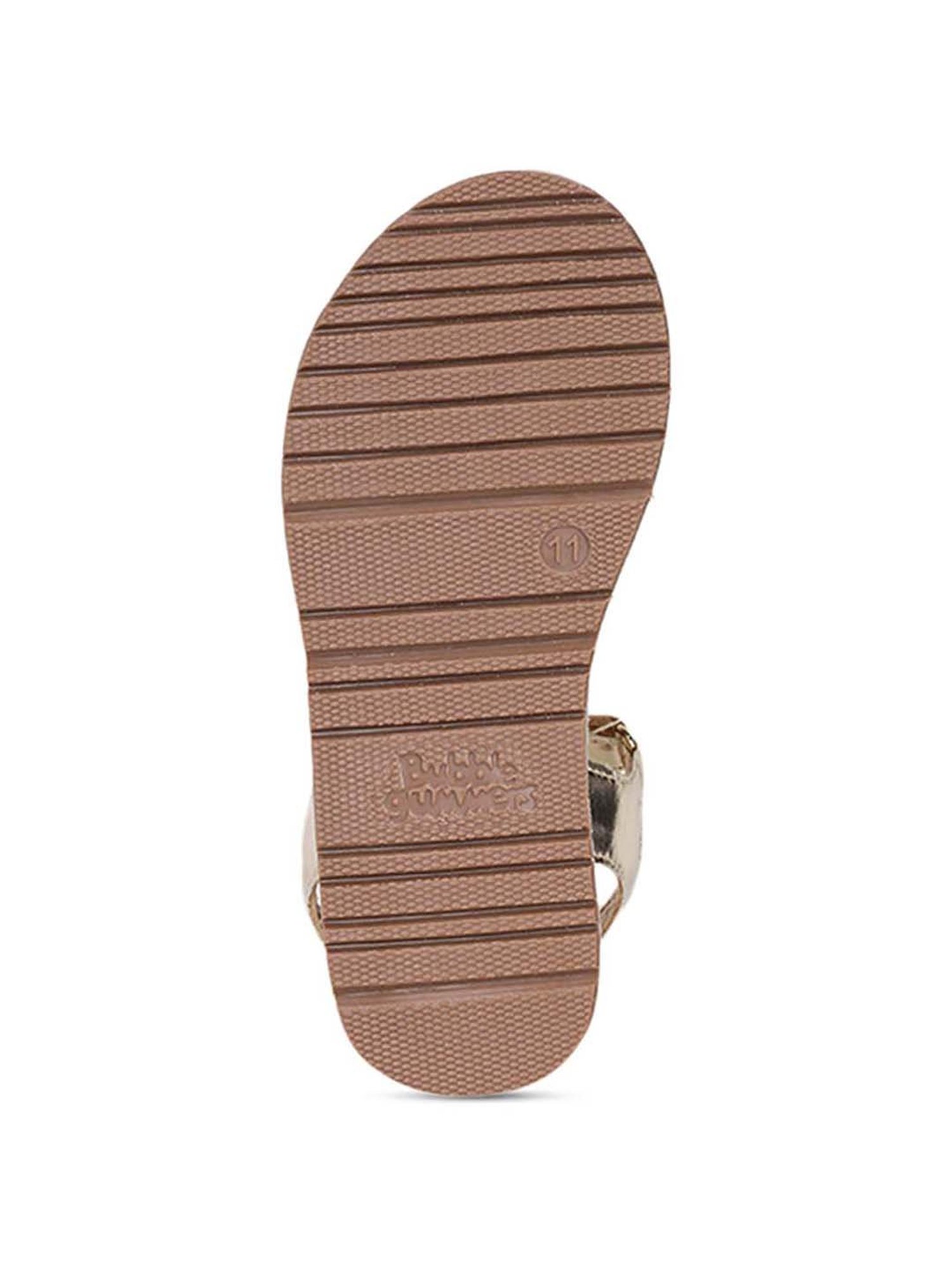 Bubblegummers by Bata Kids Beige Ankle Strap Sandals