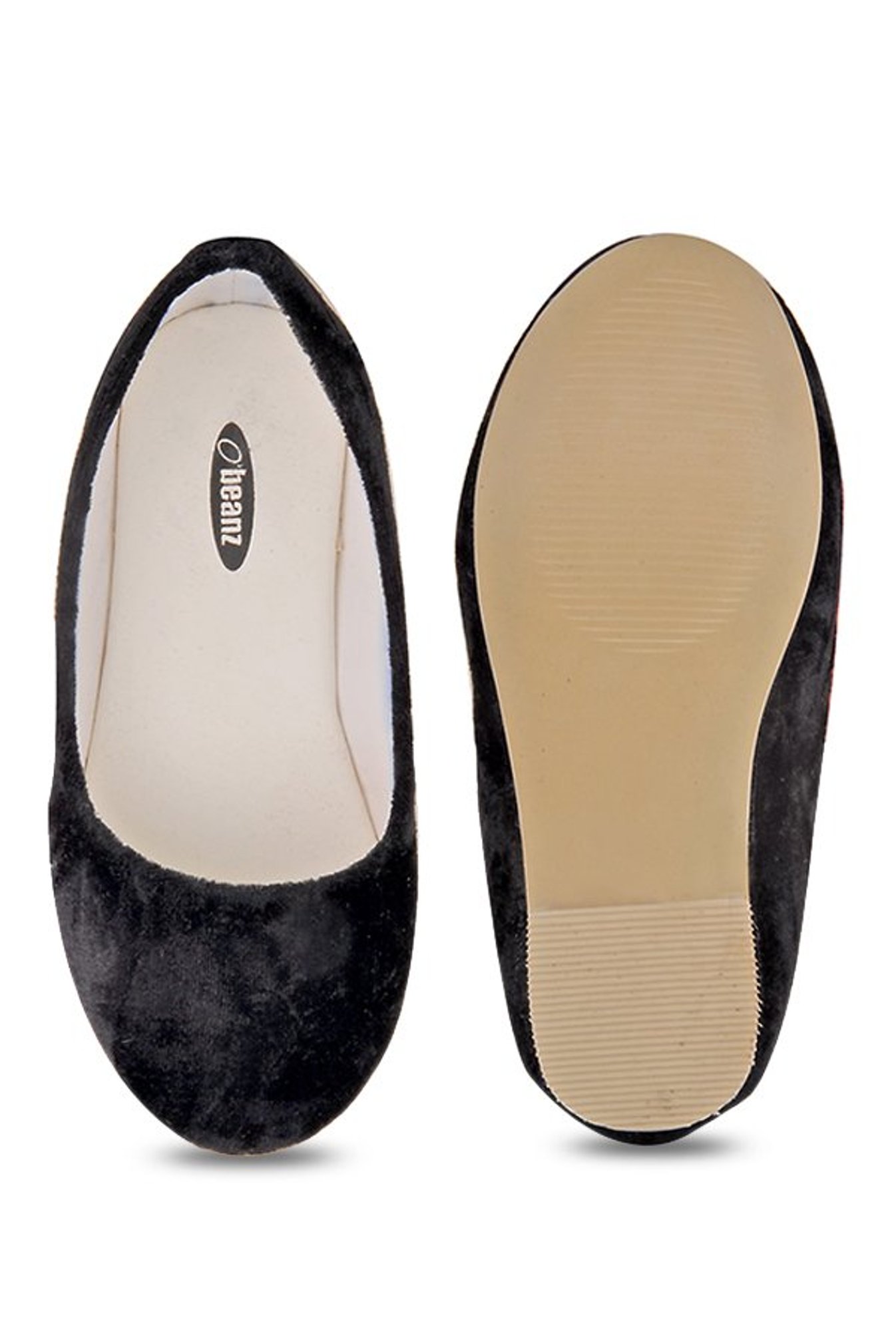 Beanz Kids Izabel Black Flat Ballets