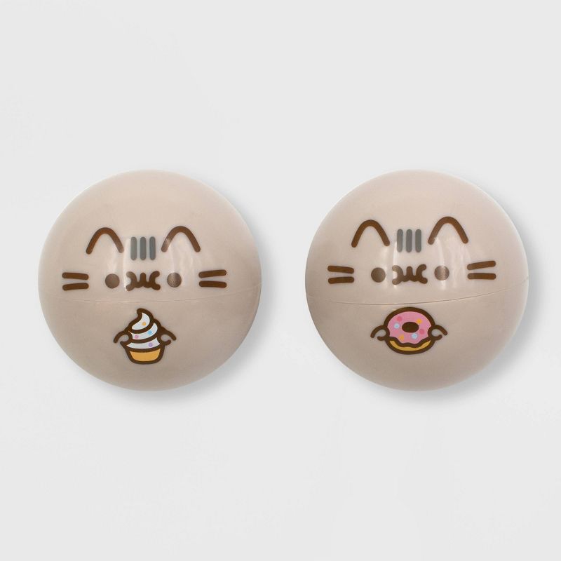 Pusheen Dessert Jingle Balls Cat Toy - Gray