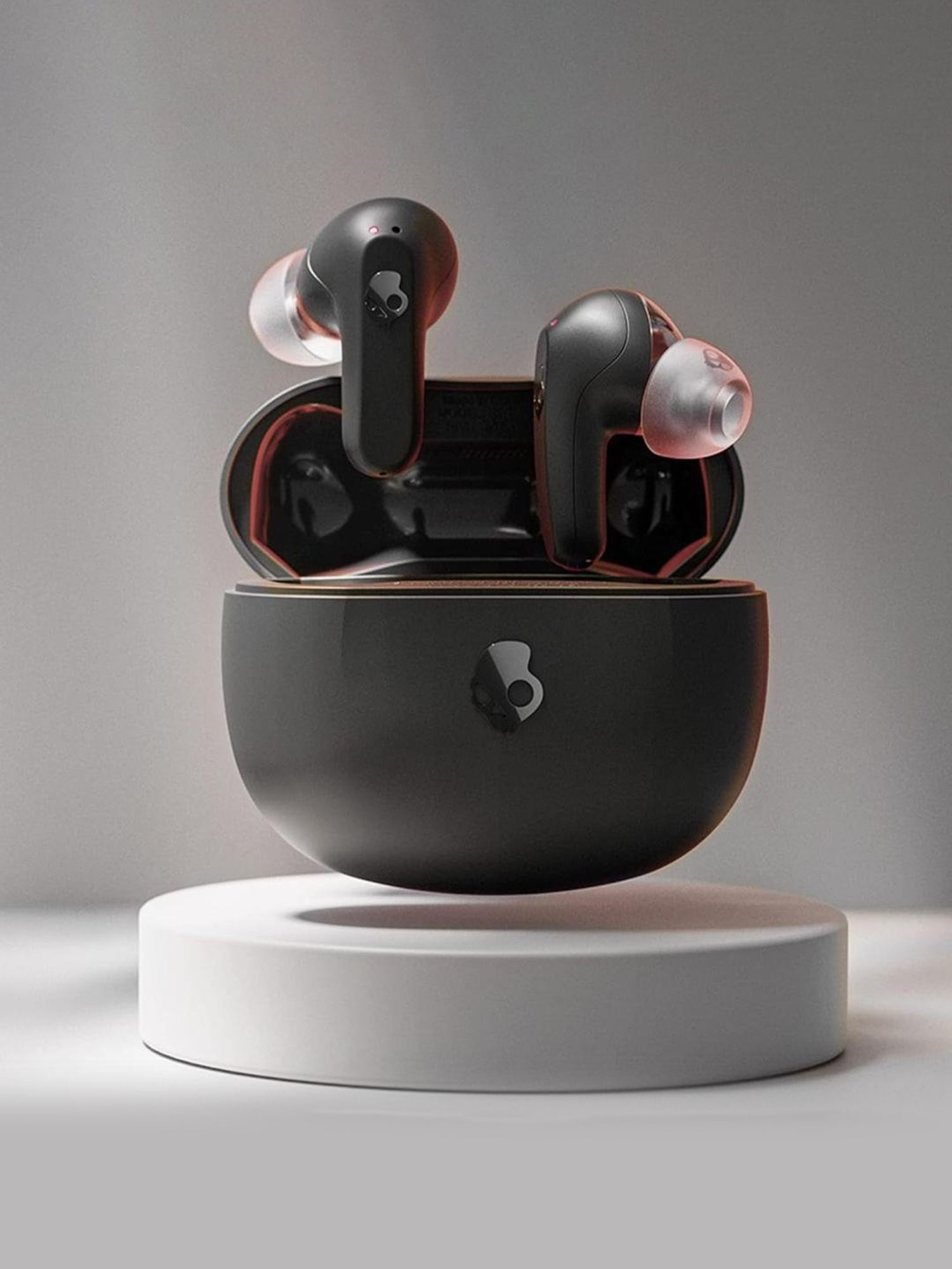 Skullcandy Rail In-Ear BT Earbuds with 42Hrs Battery & Alexa Enabled (Black, True Wireless)