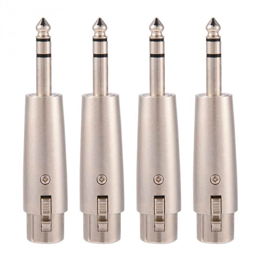 3 Pin XLR Female to 1/4 6.35mm Stereo Male Plug TRS Audio Cable Cord Mic Adapter 2019 New Arrival fashion (1pcs)