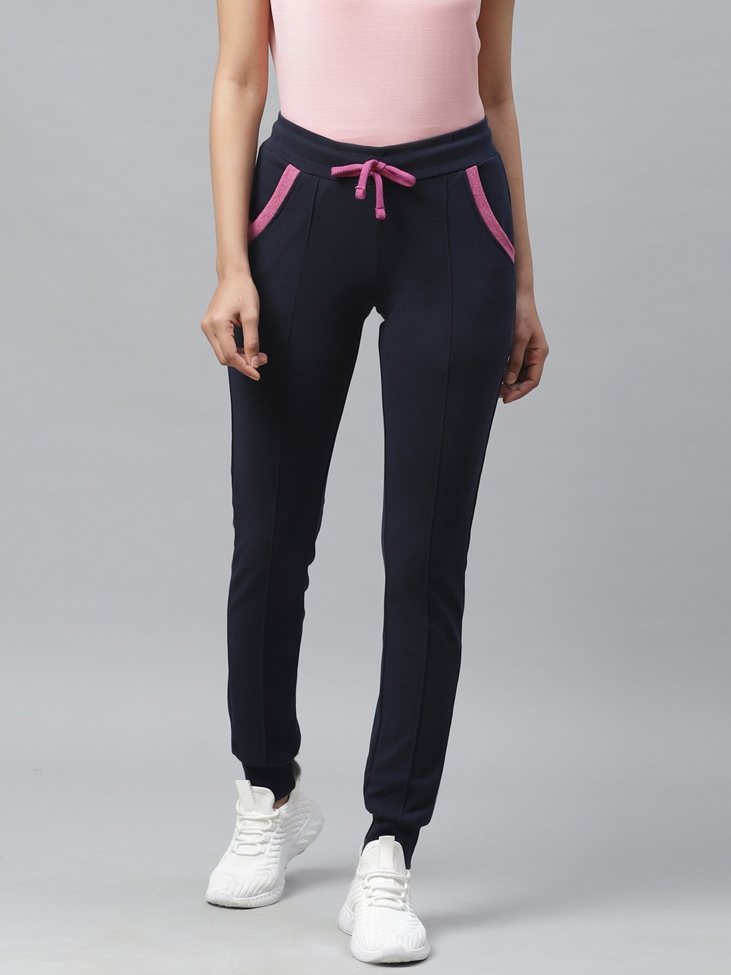 Cayman Navy Mid Rise Joggers