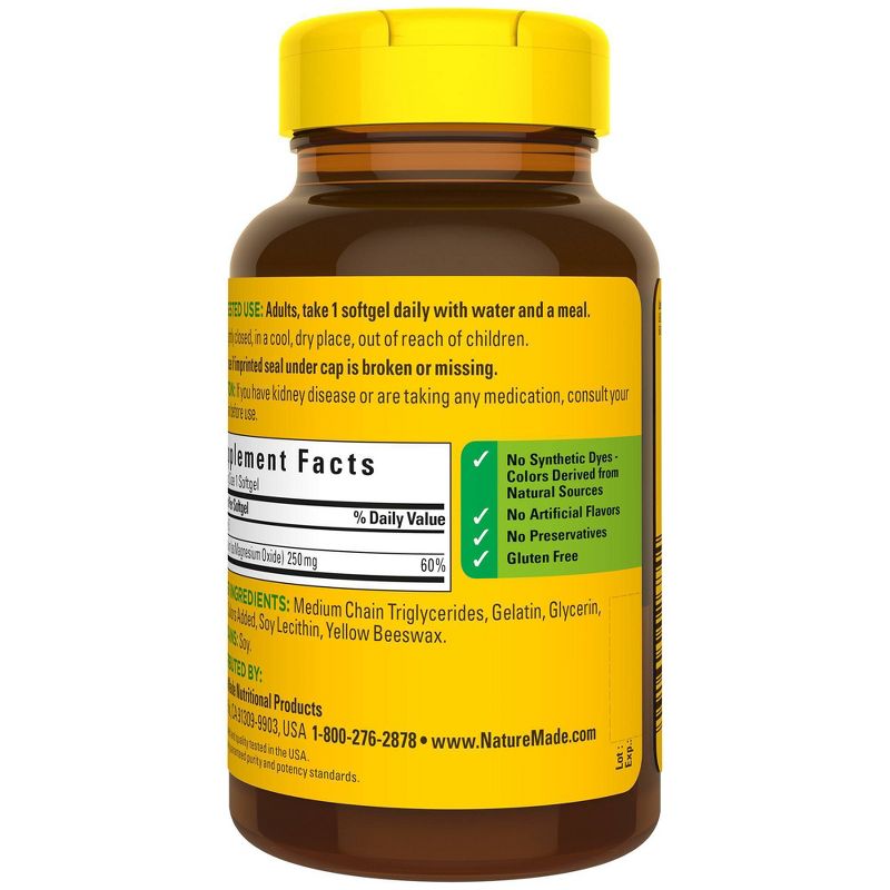 Nature Made Magnesium 250 mg Softgels - 90ct