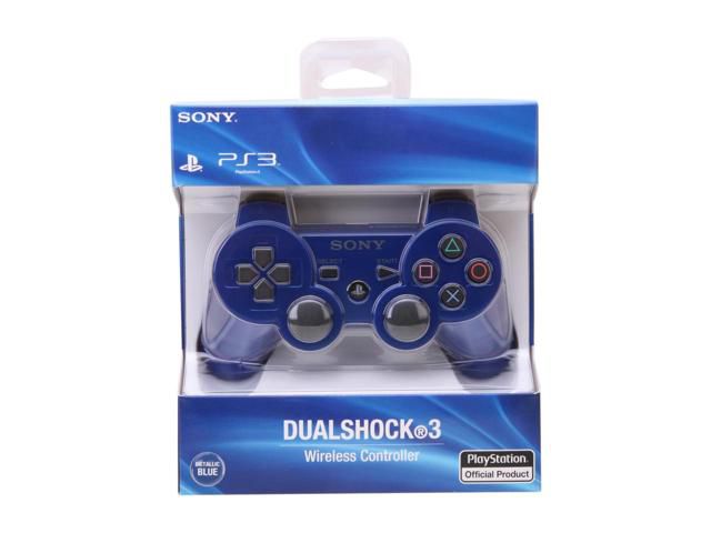 CHENGDAO PS3 Controller 2 Pack Wireless Dual Shock Gamepad for Sony Playstation 3 with Charging Cord (Black + red )