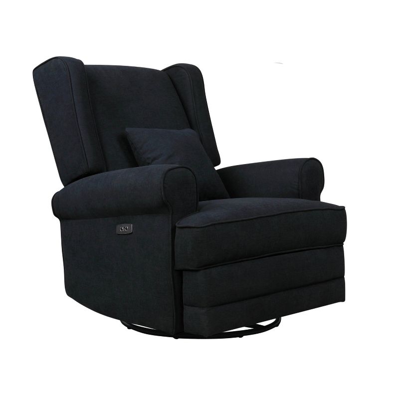 Evolur Huntsville Upholstered Wingback Power Recliner