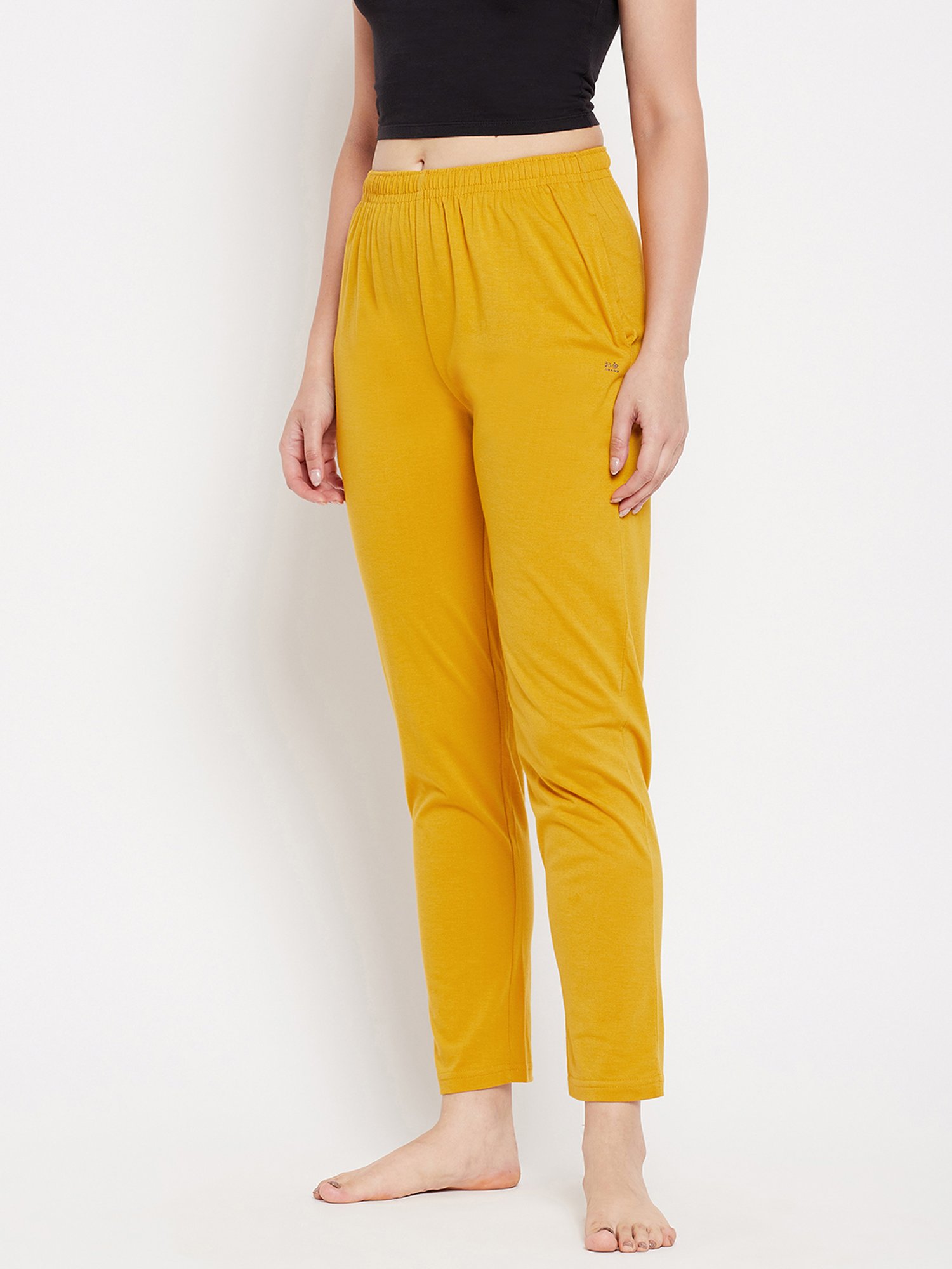 Okane Yellow Full Length Lounge Pants