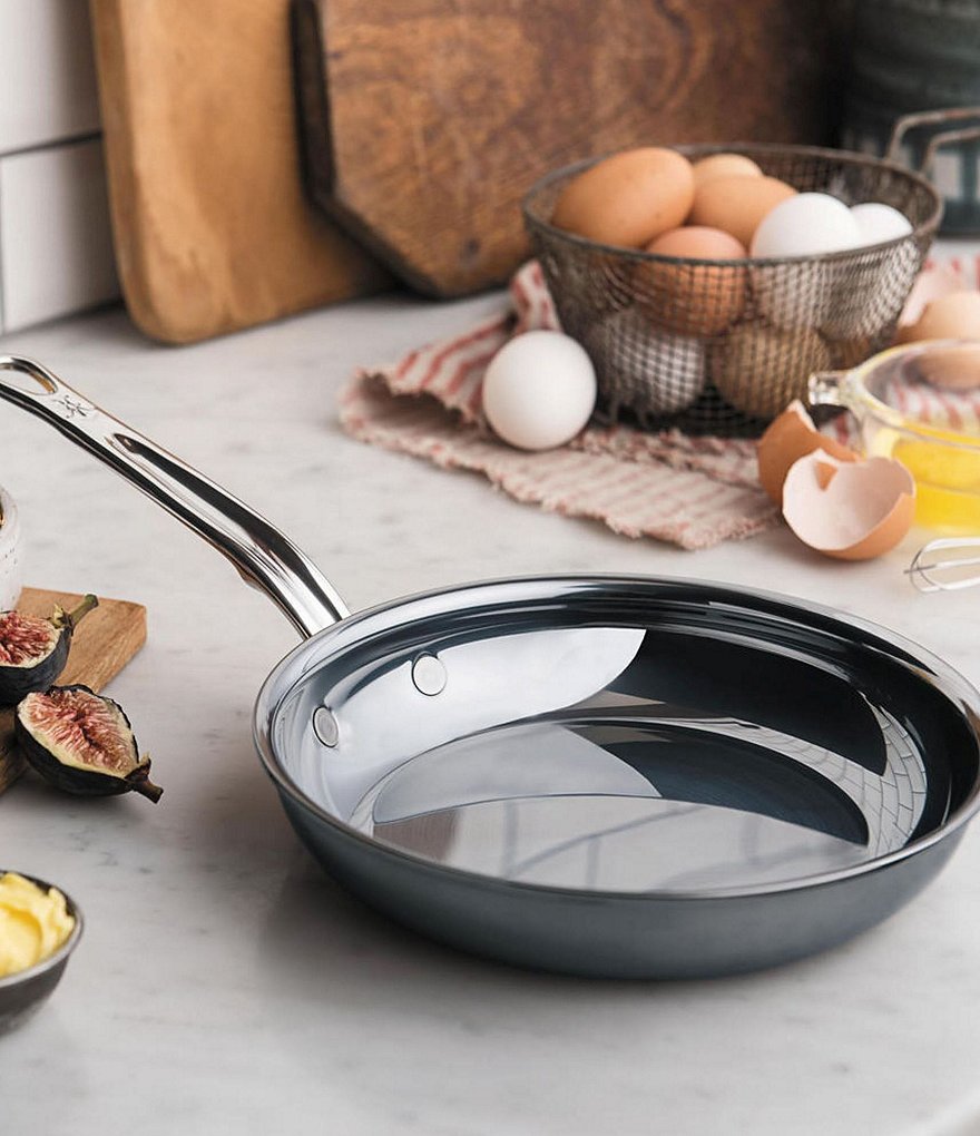 Hestan NanoBond Titanium Stainless Steel Skillet/Fry Pan, 8.5#double;