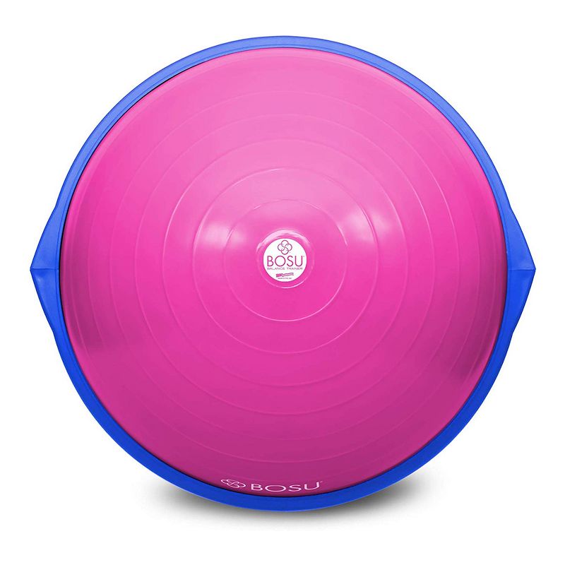 Bosu 72-10850 Home Gym Equipment The Original Balance Trainer 65 cm Diameter, Pink & Blue