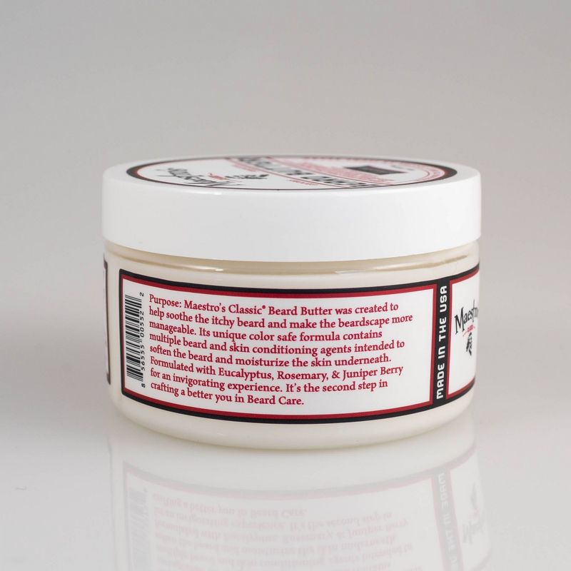 Maestro's Classic Beard Butter Spirited Blend - 4oz