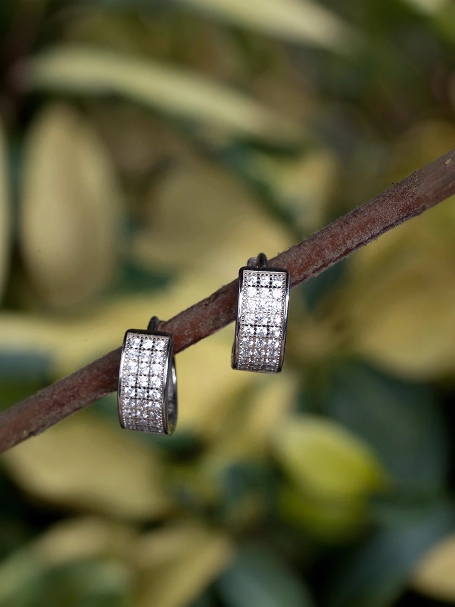 Touch925 Sterling Silver Chunky Cascade Silver Bali for Women & Girls