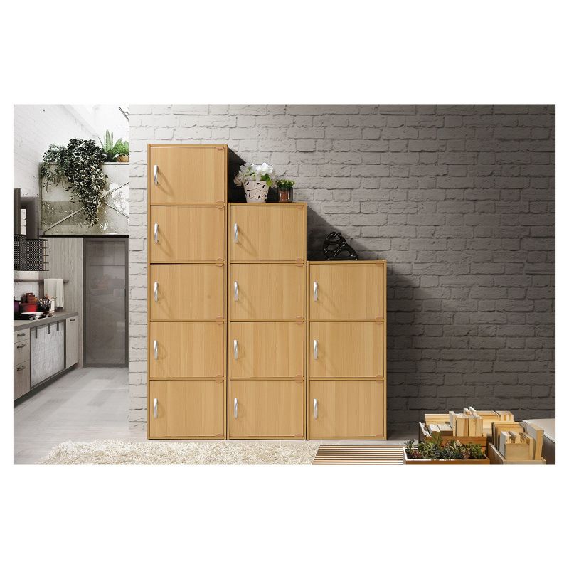 Storage Cabinet Mahogany - Hodedah Import