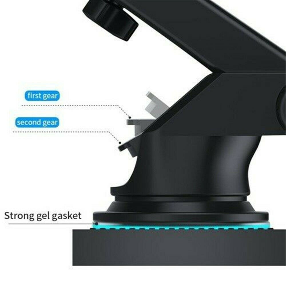 74cm Multifunctional Table Cell Phone Mount Holder 360 Adjustable Universal Gooseneck Smartphone Stand for Desk (Wathet)