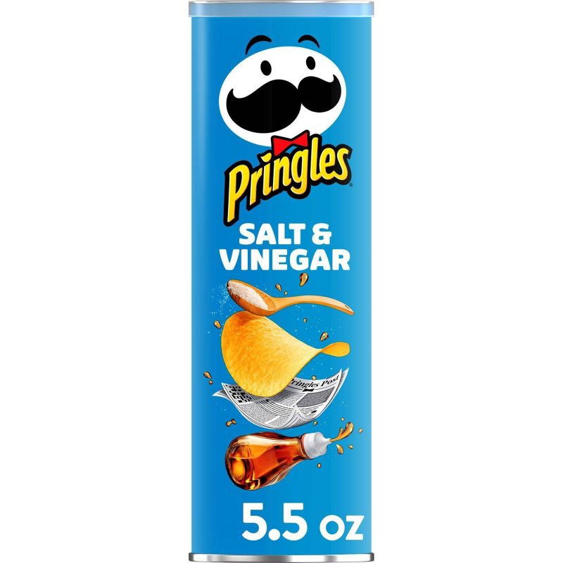 Pringles Salt & Vinegar Potato Crisps Chips - 5.5oz