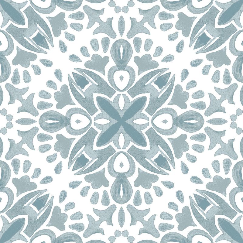 RoomMates Amalfi Peel & Stick Floor Tiles Green