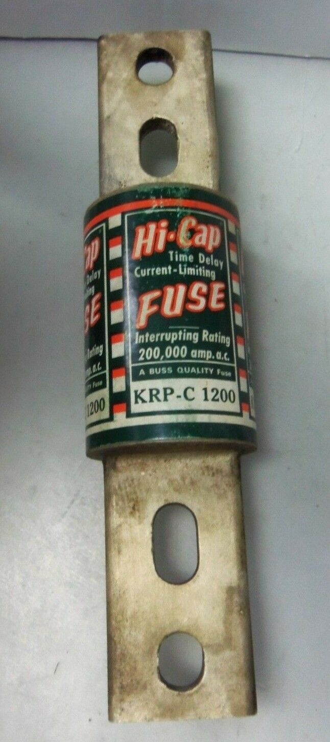 New Bussmann KRP-C 1200 Amp KRP C 1200 KRPC Fuse Limitron Class L 600V NIB
