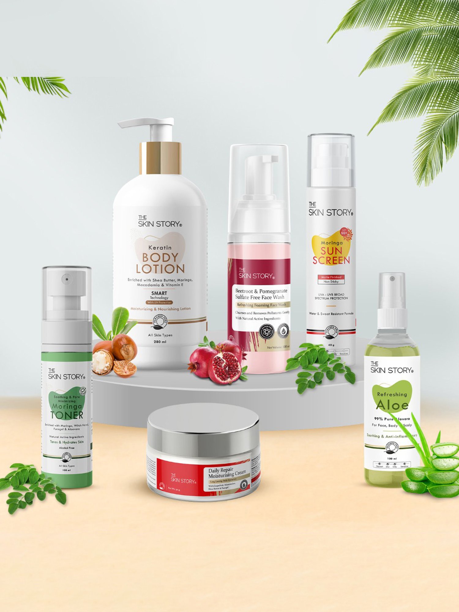 The Skin Story Moringa Soothing & Pore Minimizing Toner - 100 ml