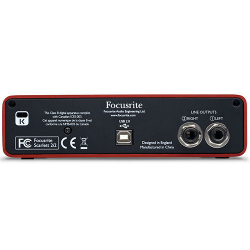 Focusrite Scarlett 2i2 USB Audio Recording Interface