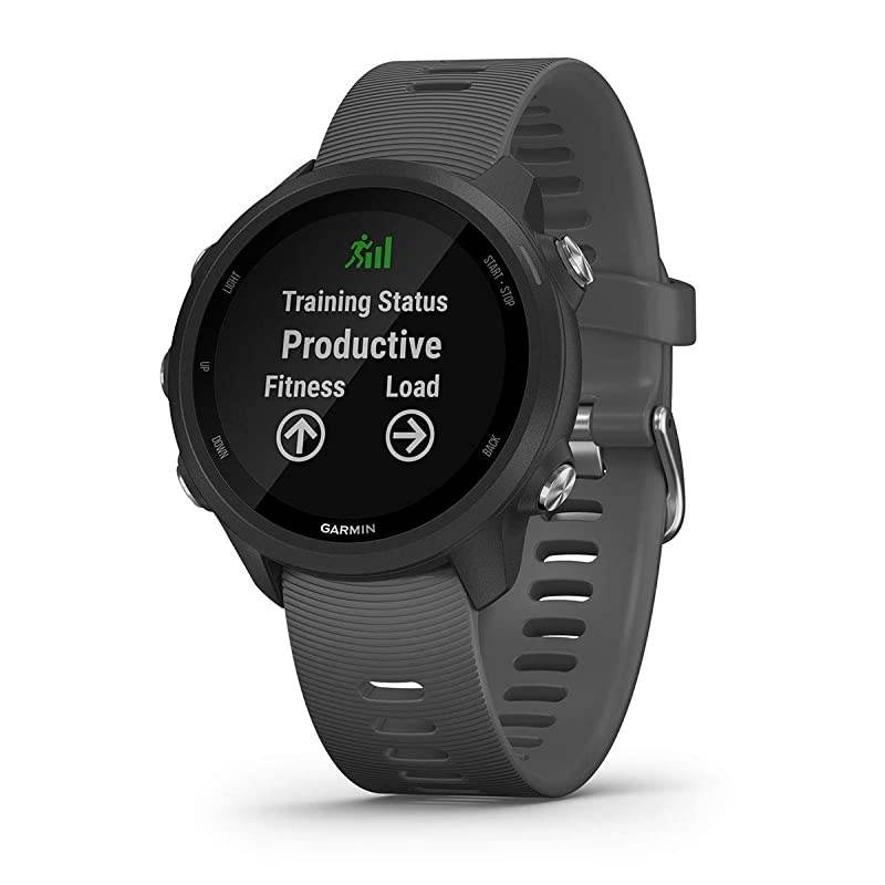 Garmin Forerunner 245 (Berry) Power Bundle | +HD Screen Protectors &  Portable Charger | Advanced Analytics, Heart Rate | Running GPS Watch | 010-02120-01