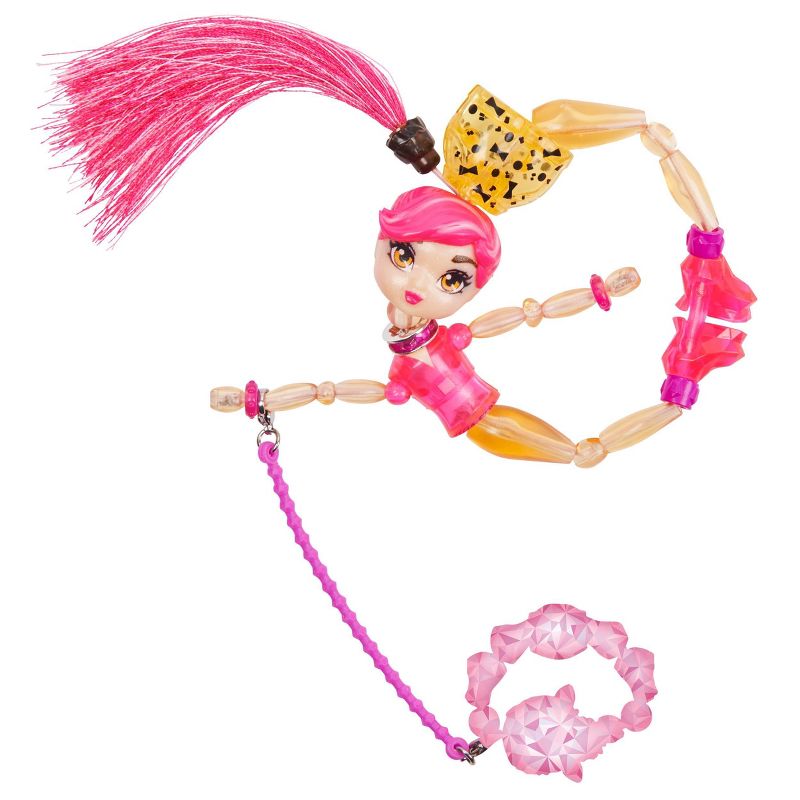 Twisty Girlz Series 2 Queen Gleam Transforming Doll to Bracelet with Mystery Twisty Petz