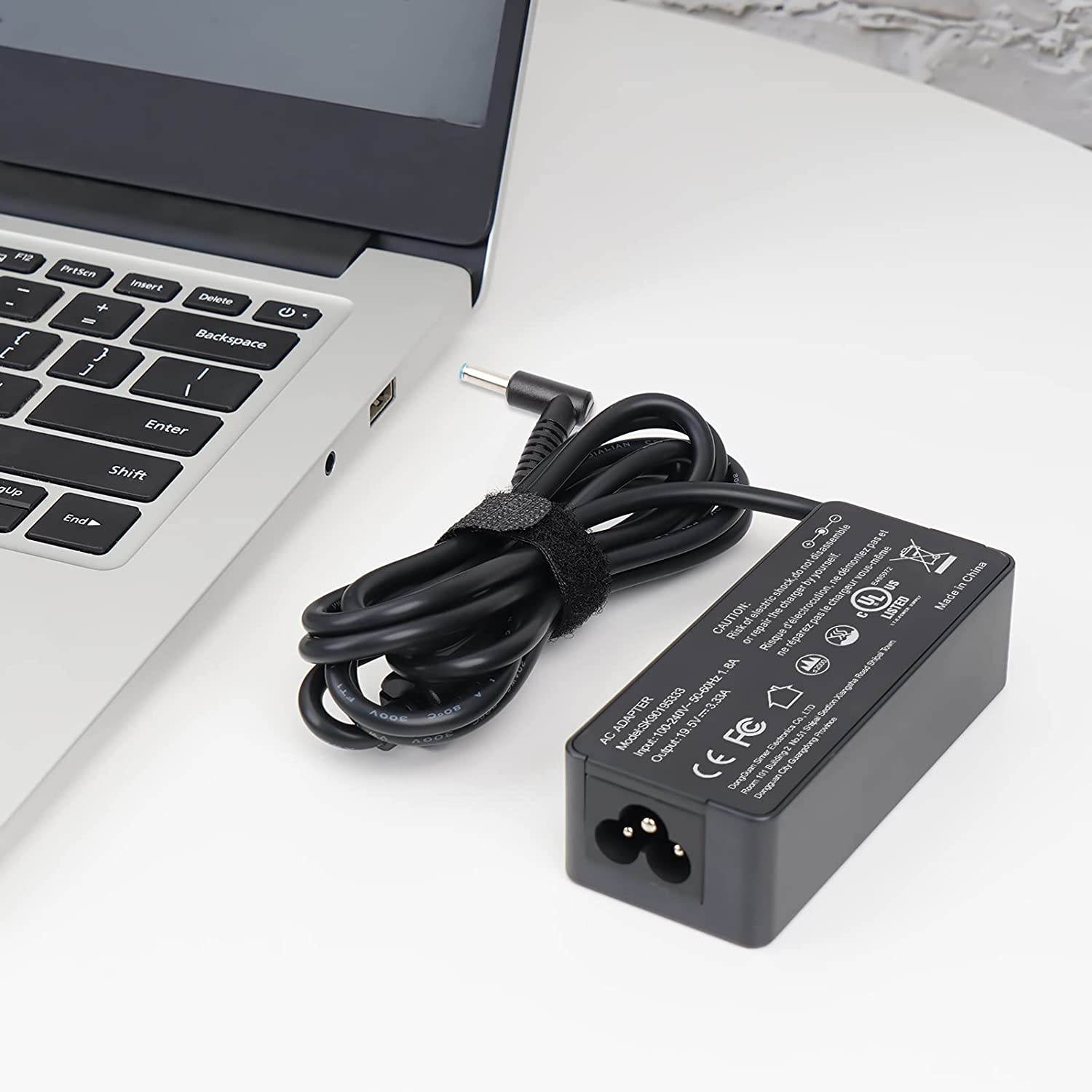 [UL Listed] 65W Replacement AC Power Adapter Charger for HP Chromebook 14 Series Notebook,HP Pavilion 15 17 Series Notebook Power Charger Cord