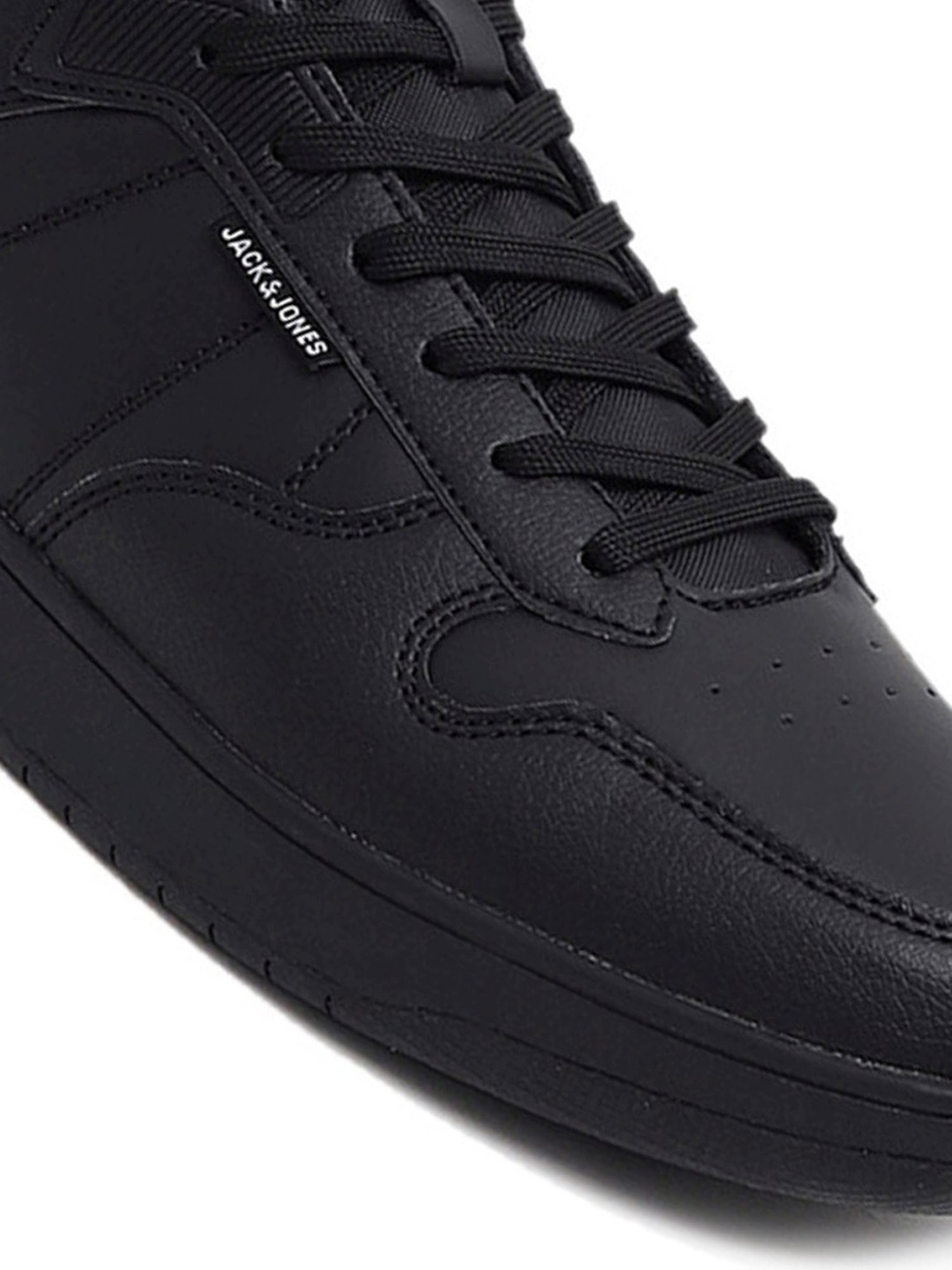 Jack & Jones Men's Black Ankle High Sneakers