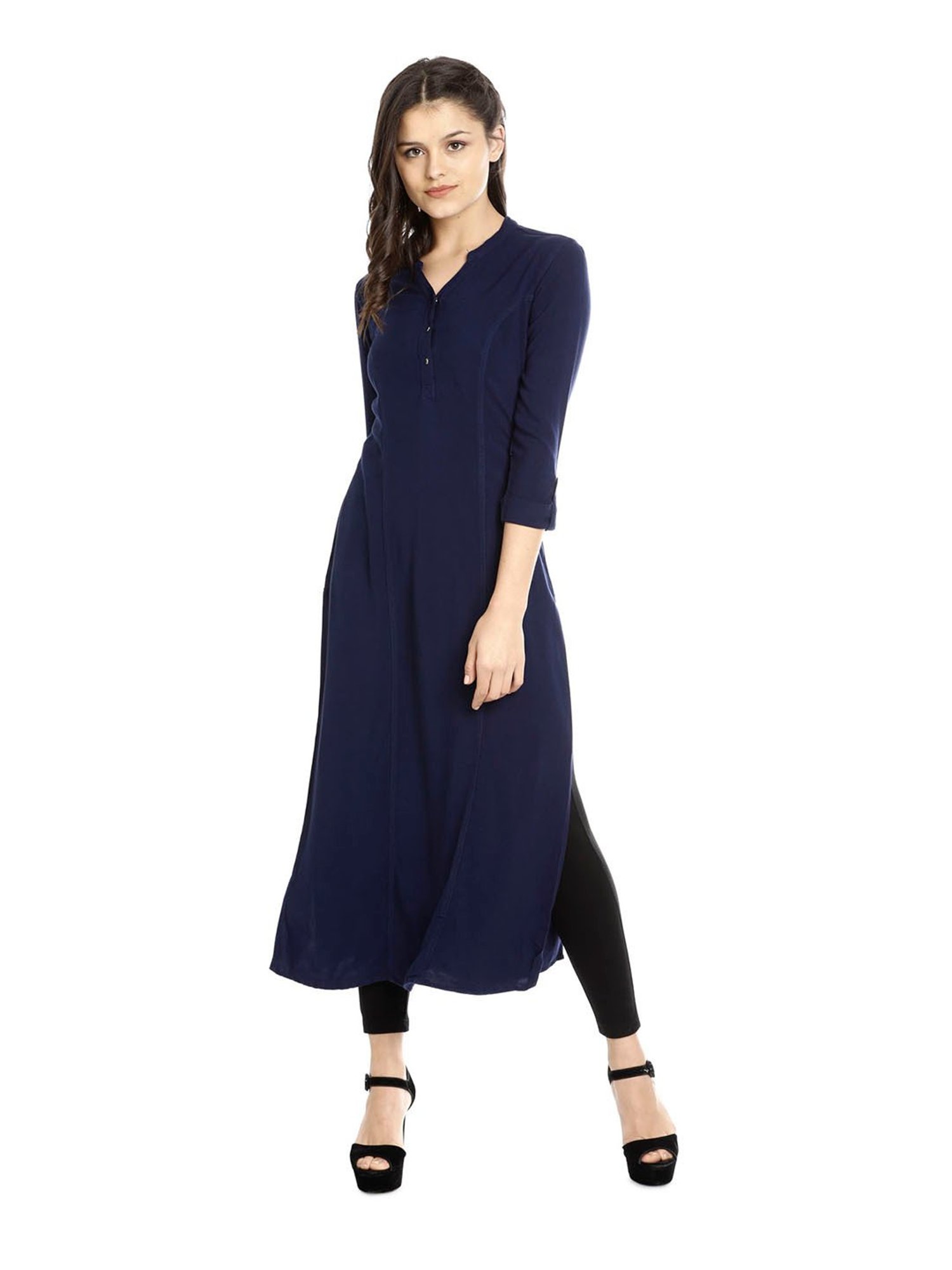 Identiti Blue A Line Kurta