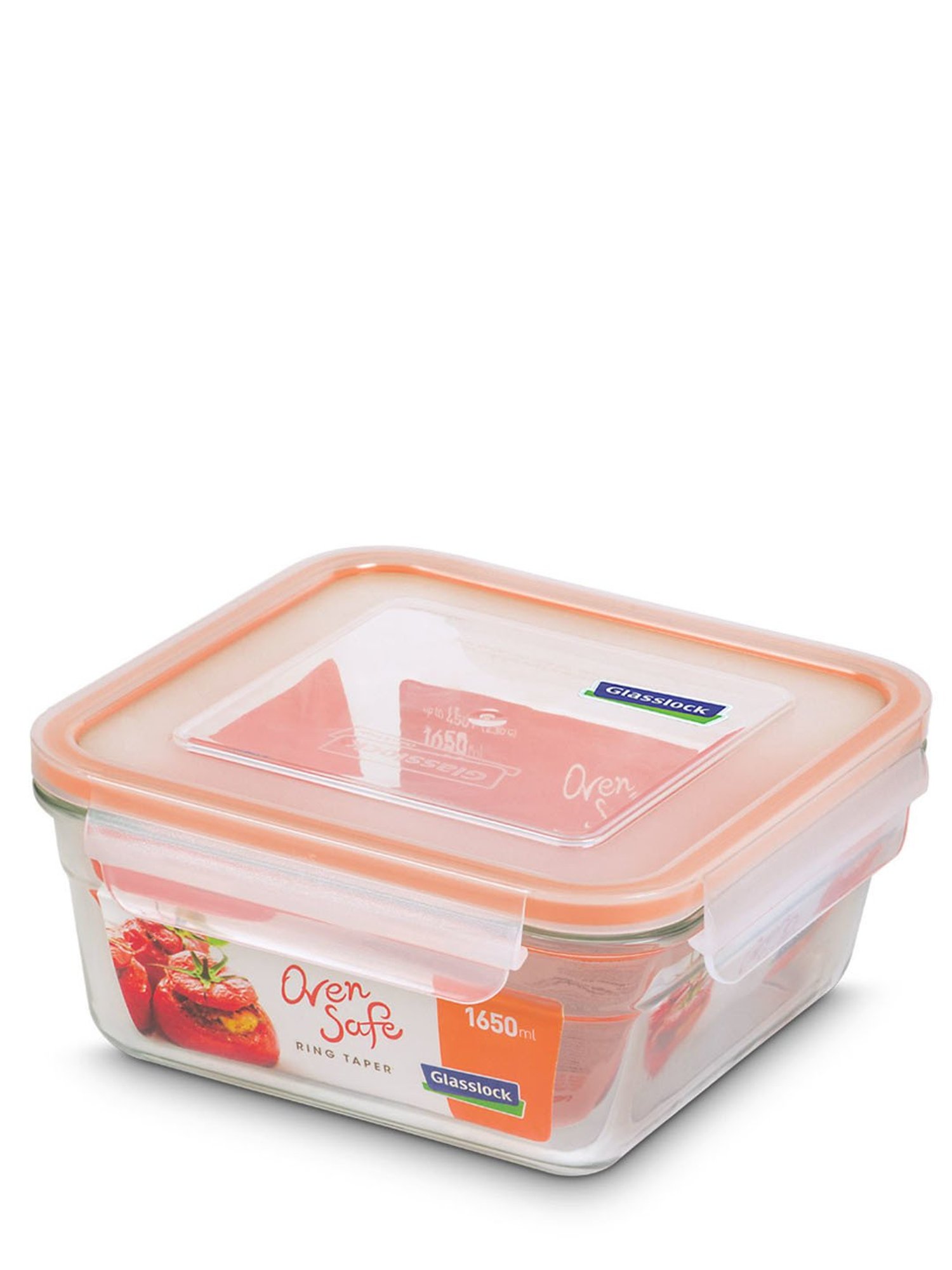 Glasslock Transparent Glass 1650 ml Jars and Container