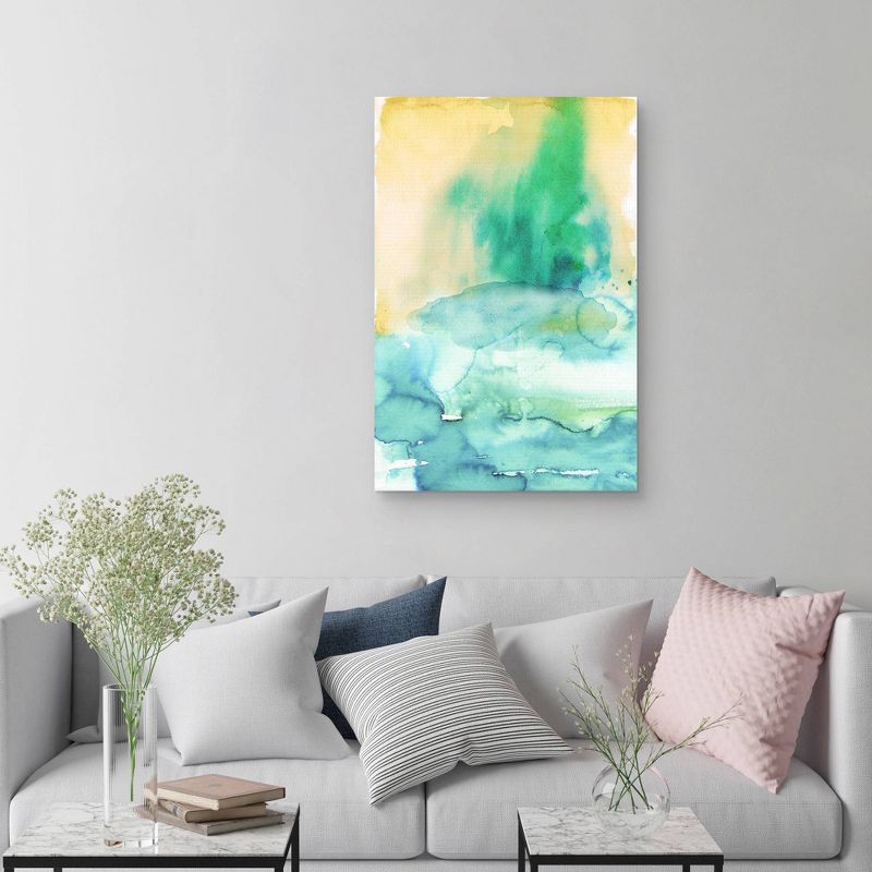 24" x 36" Sunset Water by Nikki Chu Canvas Art Print - Masterpiece Art Gallery