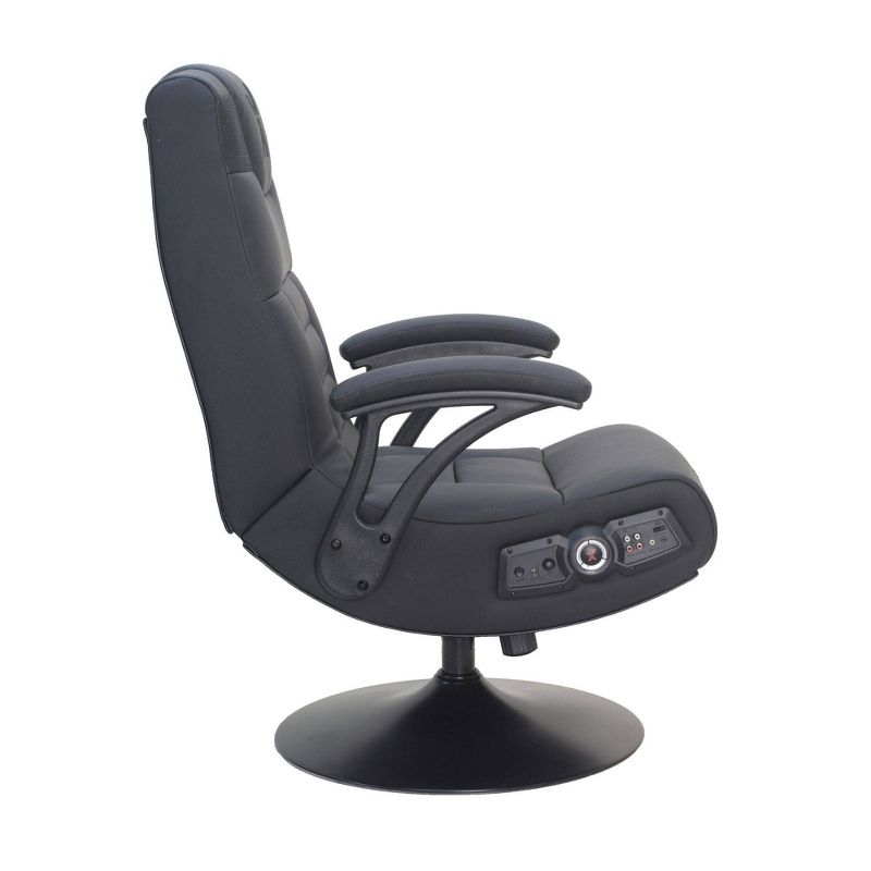 Covert 2.1 Wireless Audio Pedestal Console Gaming Chair Black - X Rocker