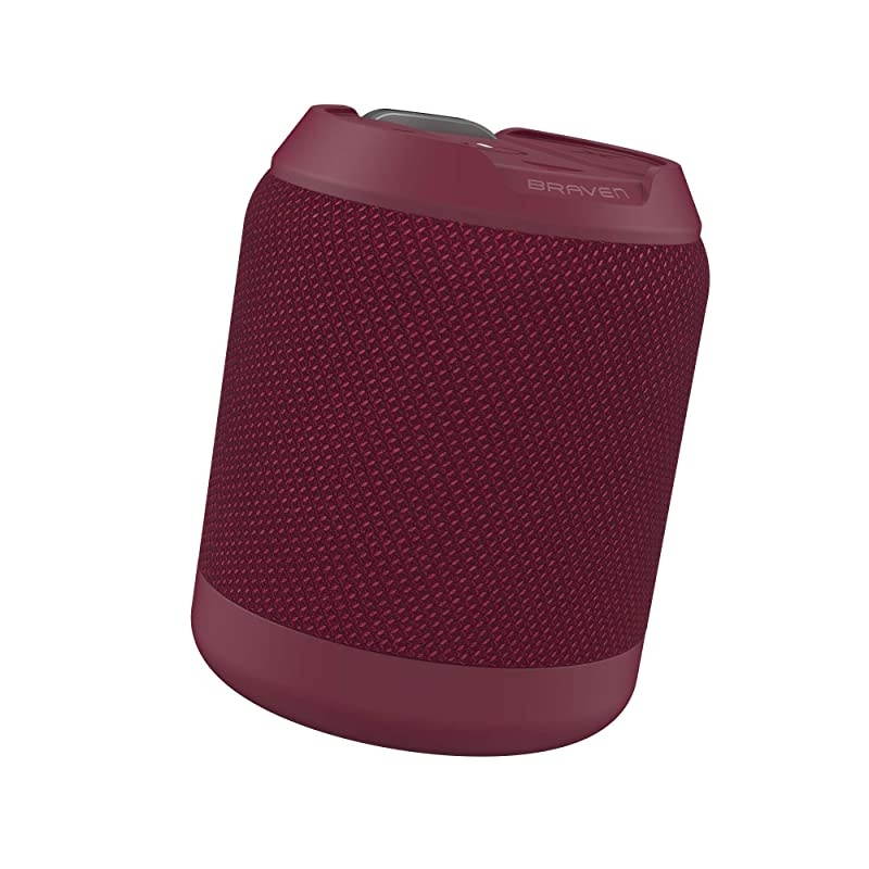 BRV-Mini - Waterproof Pairing Speaker - Rugged Portable Wireless Speaker - 12 Hours of Playtime - Red (604203555)