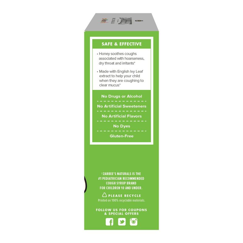 Zarbee's Naturals Twin Pack Cough Syrup Mucus Daytime for Children - Grape - 8 fl oz