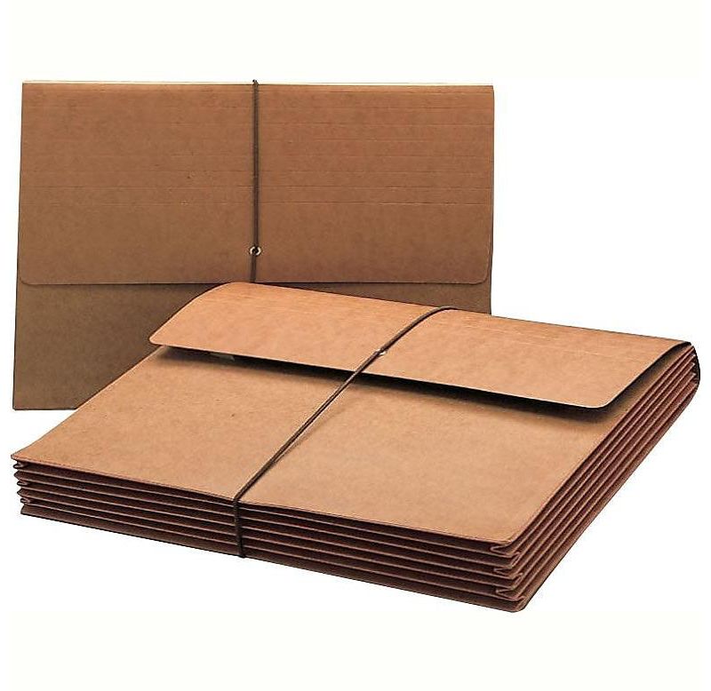 Skilcraft File Folders 3/4" Expansion 1/3-Cut Letter 100/BX Manila 2822507
