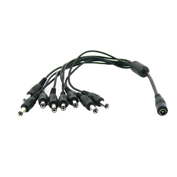 LTS LTA2018 CCTV Power Splitter Secuirty System Camera DC 1 Female to 8 Male Adapter Cable