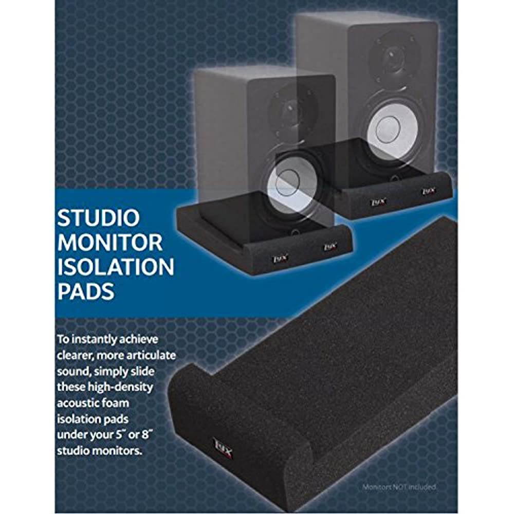 LyxPro MNS-4 Studio Monitor Acoustic Isolation Pads - Pair