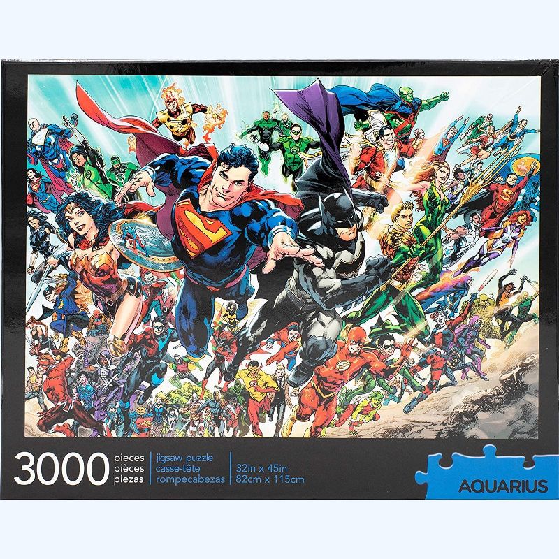 NMR Distribution DC Comics Superheroes 3000 Piece Jigsaw Puzzle