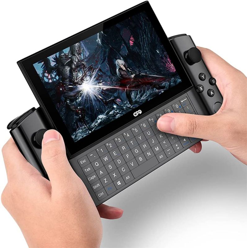 3.5 inches handheld mini game console,  Windows 10 laptop or a UMPC 1280x720 tablet GPD win3 CPU Intel i5-1135G7/i7-1165G7 processor 16GB LPDDR4, 1TB NVMe SSD