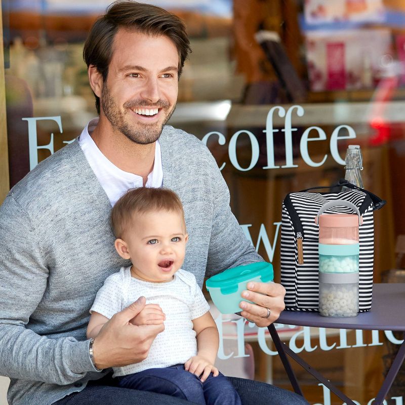 Skip Hop Grab & Go Stackable Formula to Food Container Set