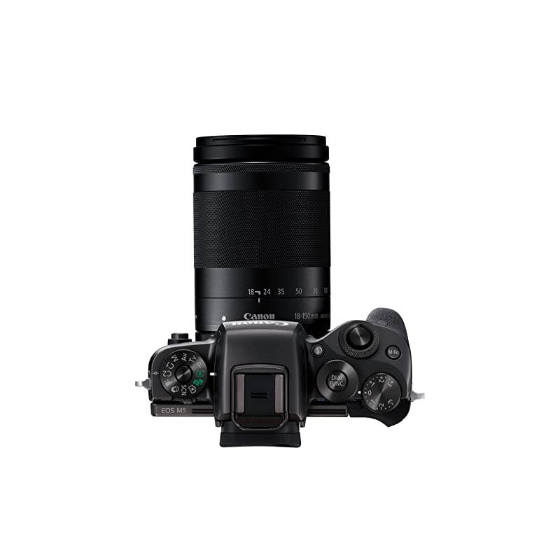 EOS M5 Mirrorless Camera Kit EF-M 18-150mm f/3.5-6.3 IS STM Lens Kit - Wi-Fi Enabled & Bluetooth