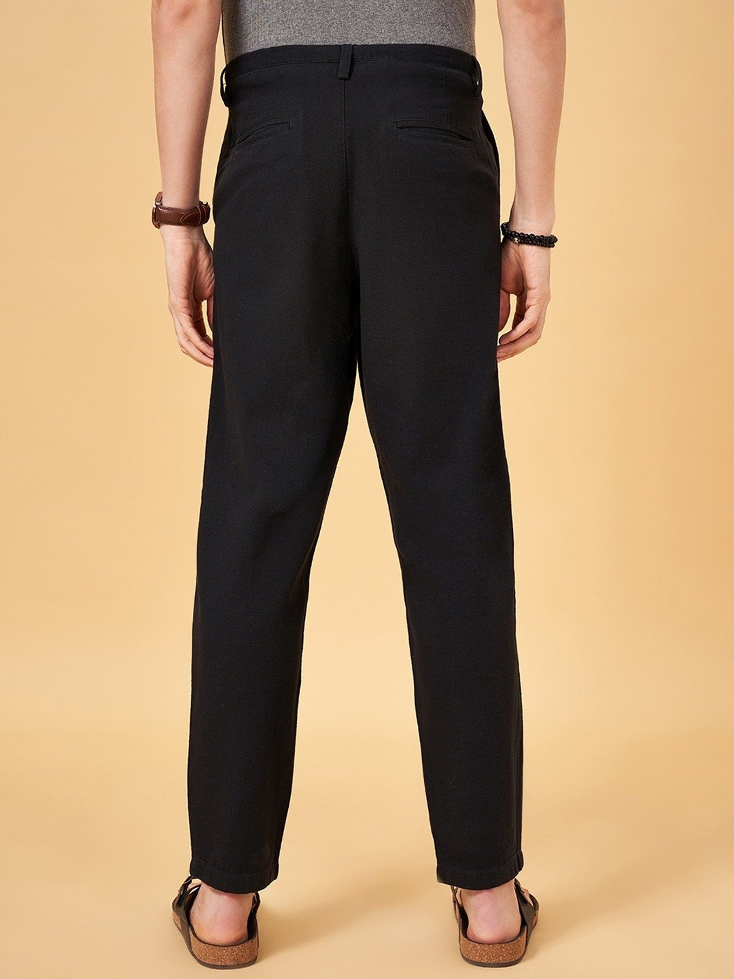 7 Alt By Pantaloons Cocoa Brown Comfort Fit Trackpants